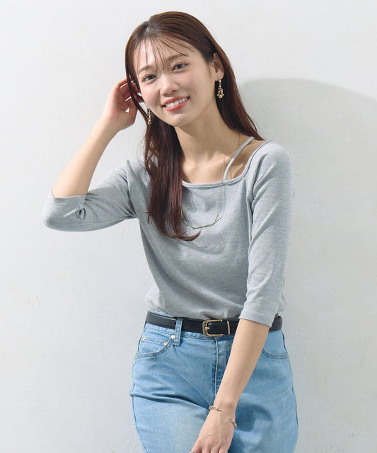 【ITAMI企劃】7分袖不對稱T恤