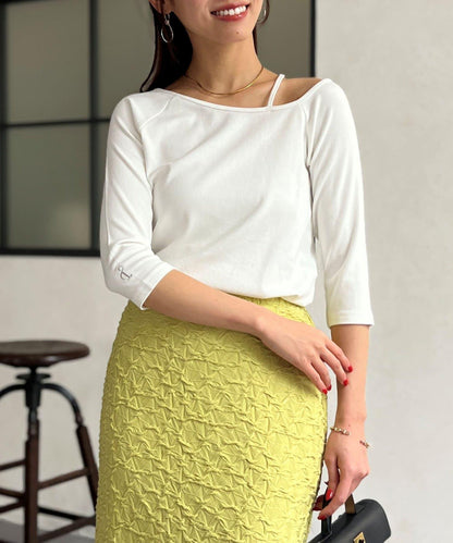 【ITAMI企劃】7分袖不對稱T恤