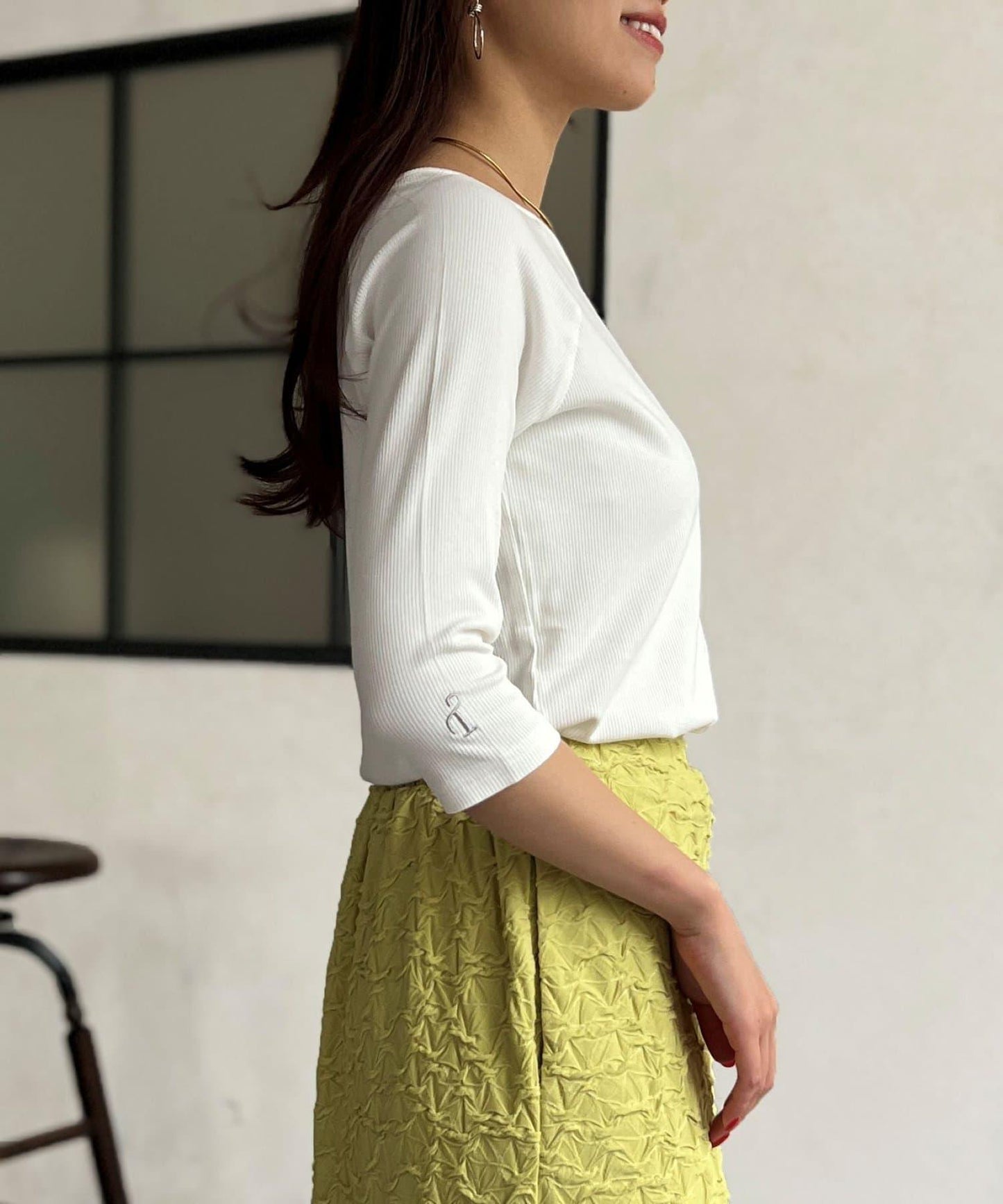 【ITAMI企劃】7分袖不對稱T恤