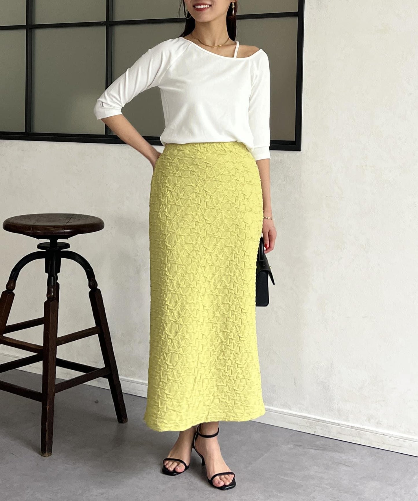 【ITAMI企劃】7分袖不對稱T恤