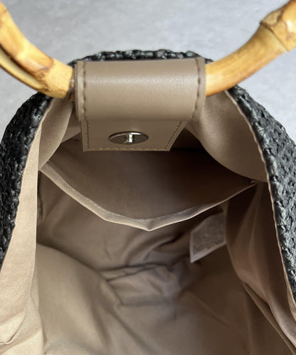 竹柄桶形手提袋