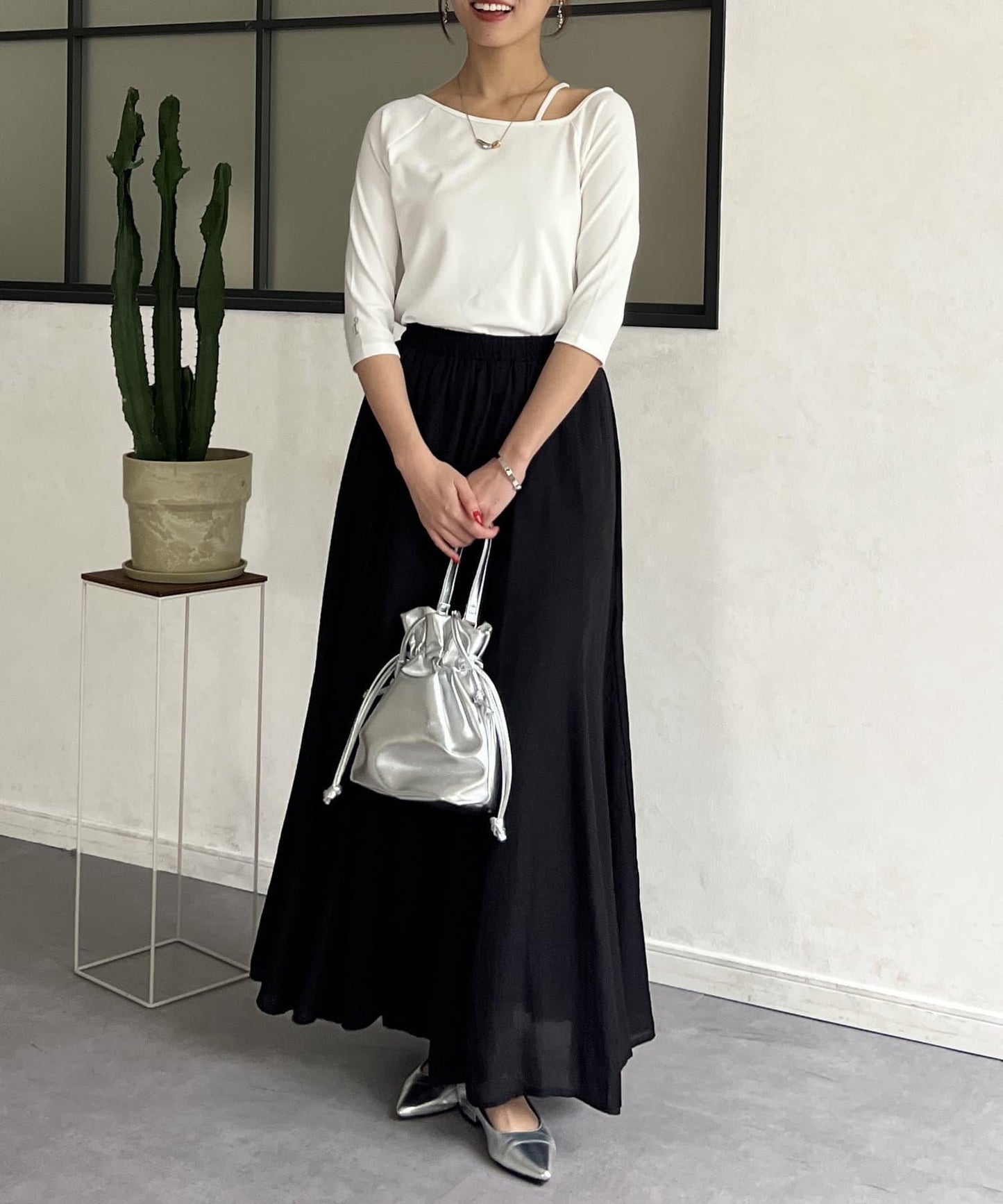 【ITAMI企劃】7分袖不對稱T恤