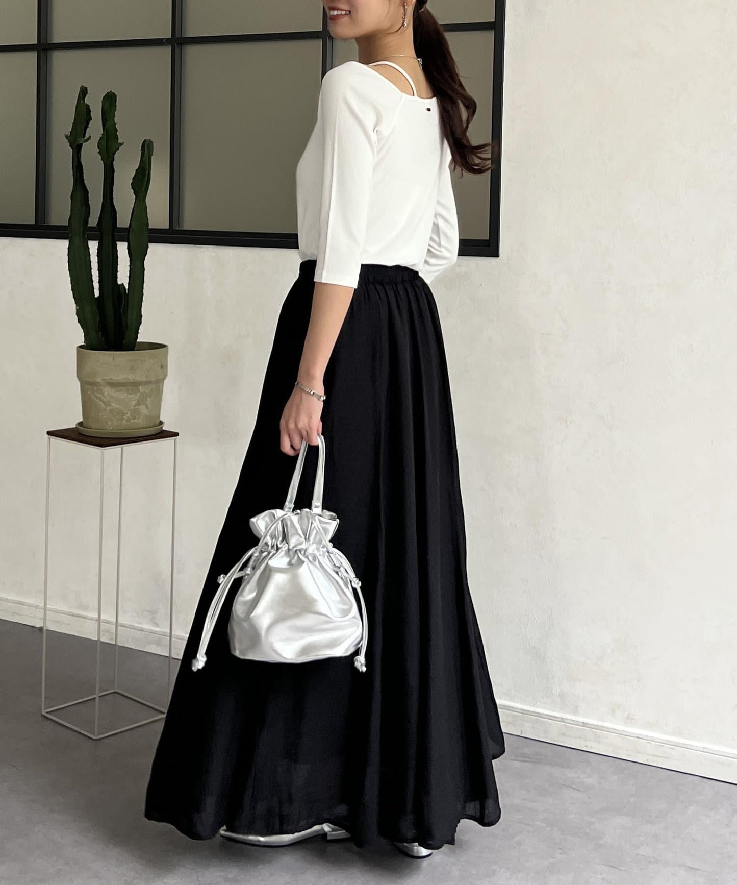 【ITAMI企劃】7分袖不對稱T恤