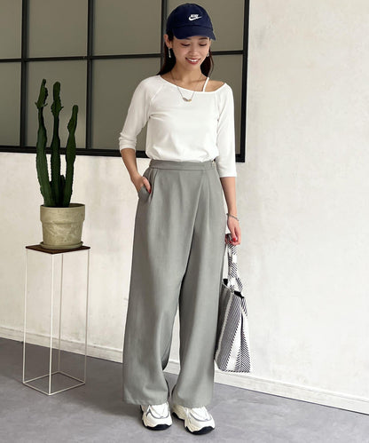 【ITAMI企劃】7分袖不對稱T恤