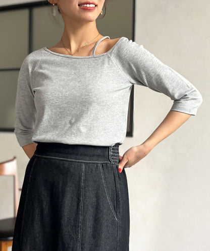 【ITAMI企劃】7分袖不對稱T恤