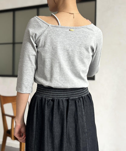 【ITAMI企劃】7分袖不對稱T恤