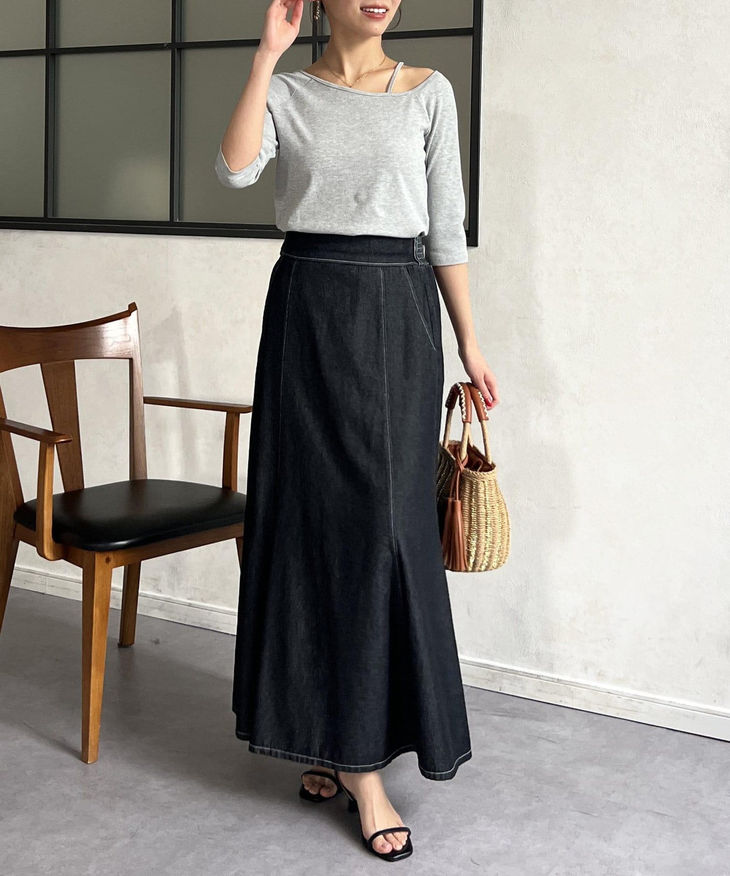 【ITAMI企劃】7分袖不對稱T恤