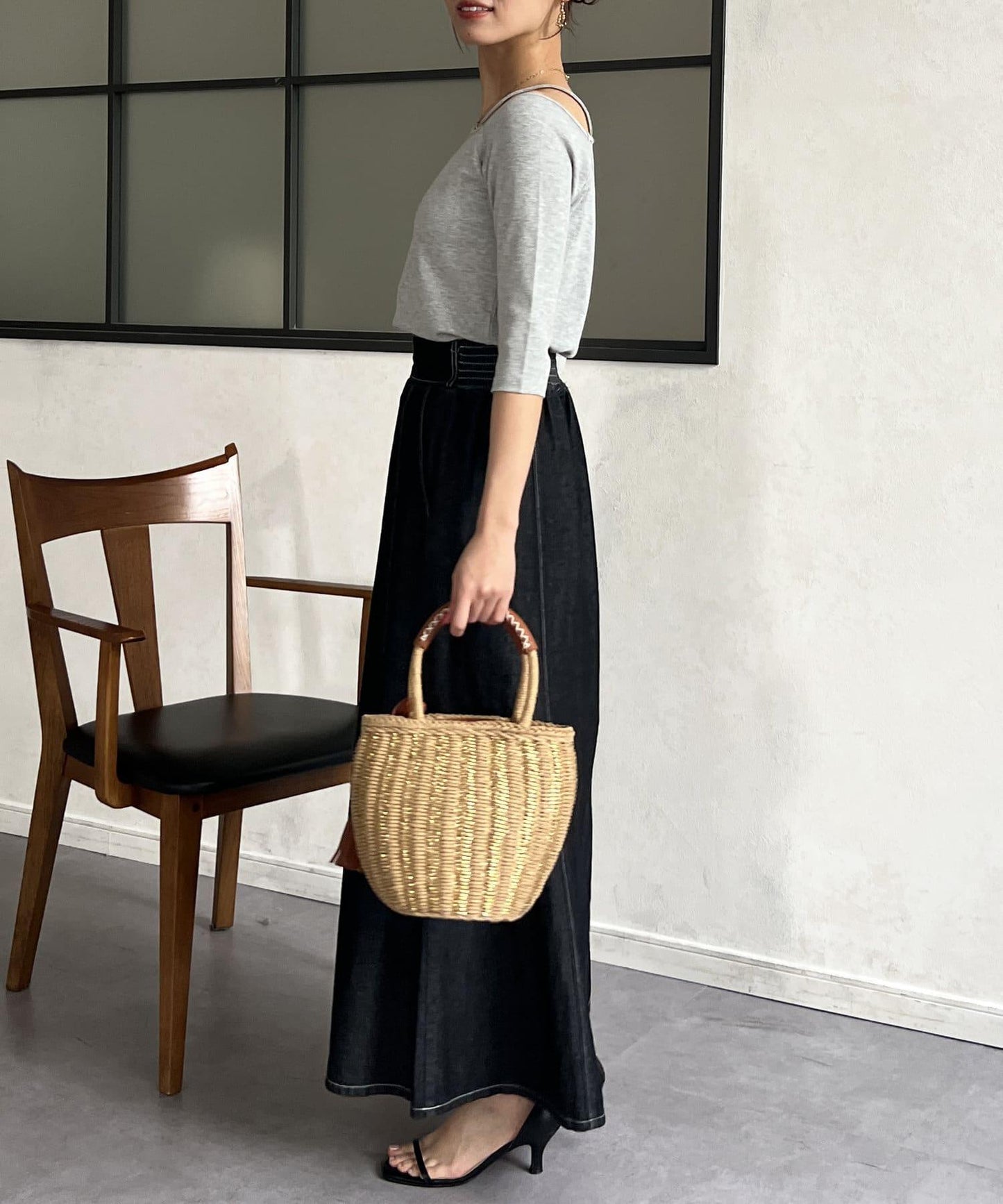 【ITAMI企劃】7分袖不對稱T恤