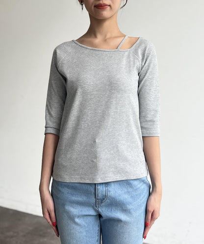 【ITAMI企劃】7分袖不對稱T恤