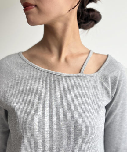 【ITAMI企劃】7分袖不對稱T恤