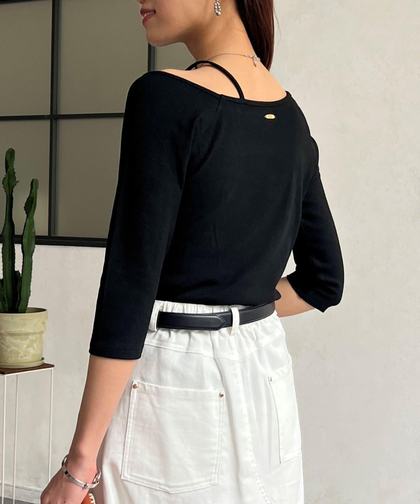 【ITAMI企劃】7分袖不對稱T恤