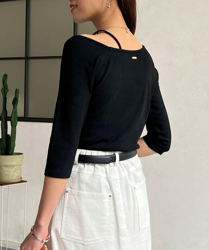 【ITAMI企劃】7分袖不對稱T恤