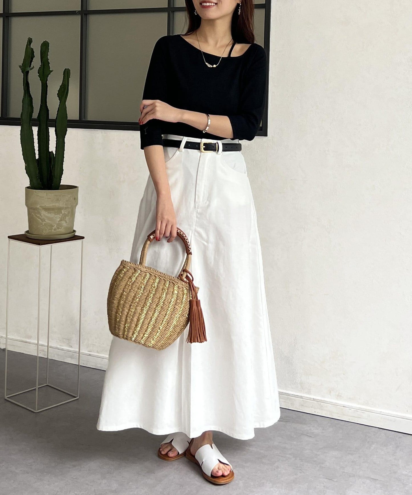 【ITAMI企劃】7分袖不對稱T恤