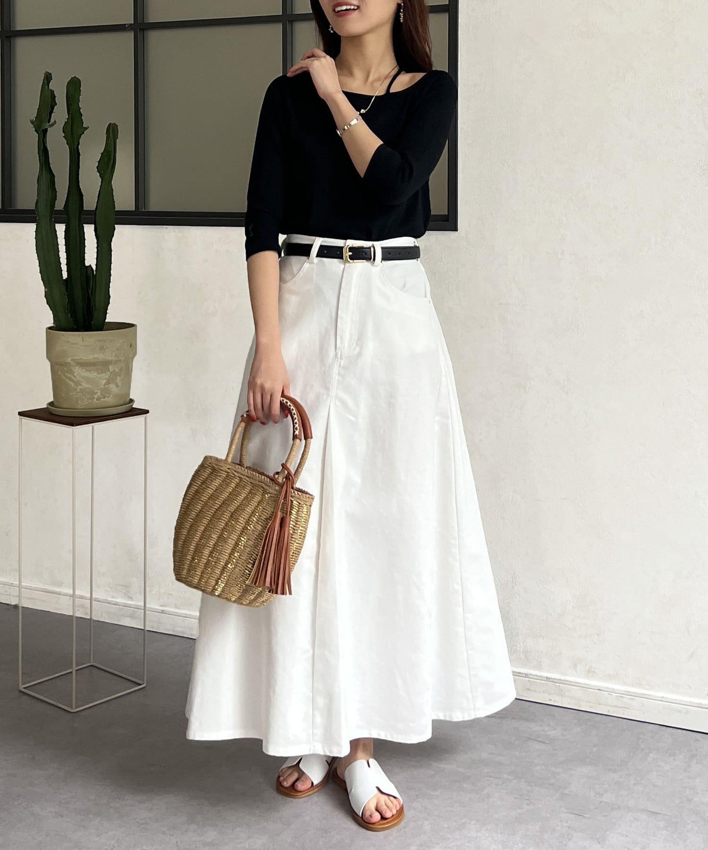 【ITAMI企劃】7分袖不對稱T恤