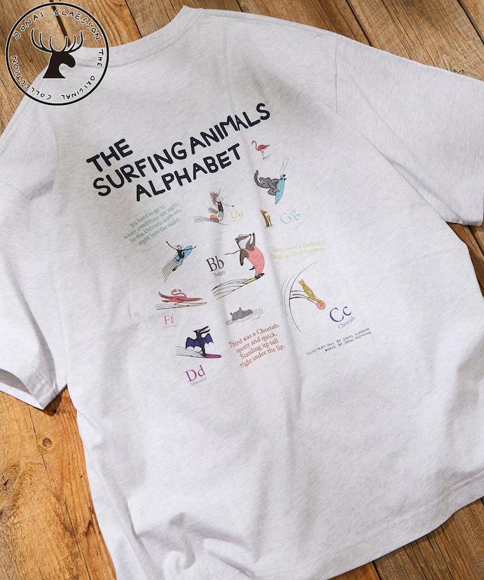 衝浪動物短袖T恤