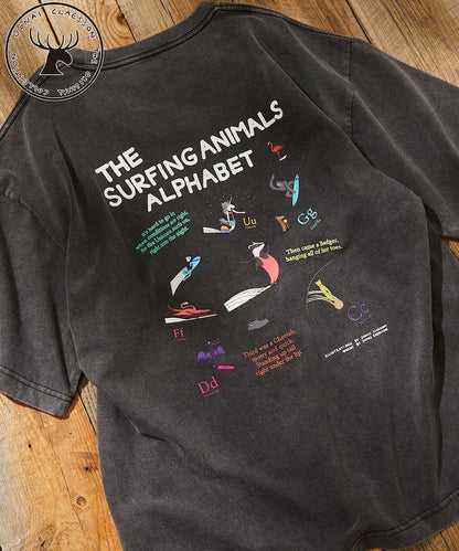 衝浪動物短袖T恤