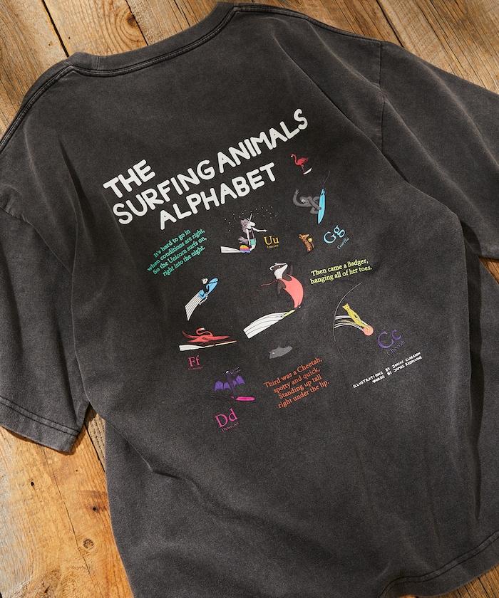 衝浪動物短袖T恤