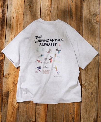 衝浪動物短袖T恤
