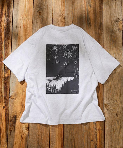 鯨魚煙火短袖T恤