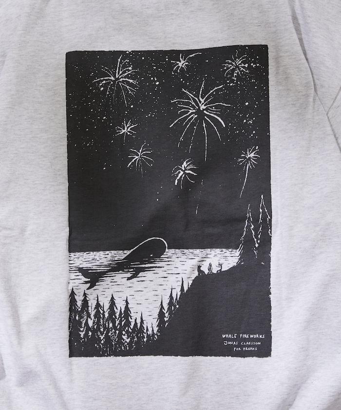 鯨魚煙火短袖T恤