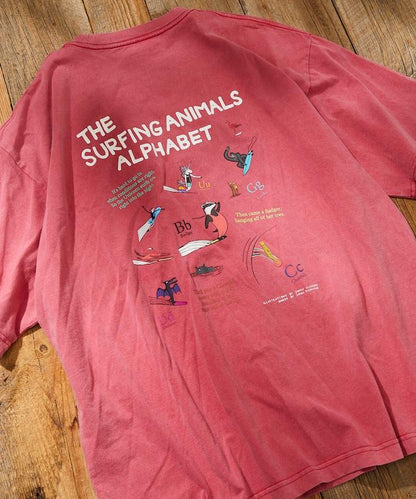 衝浪動物短袖T恤