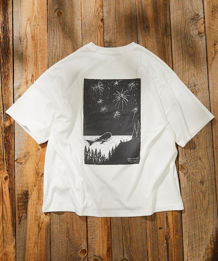 鯨魚煙火短袖T恤