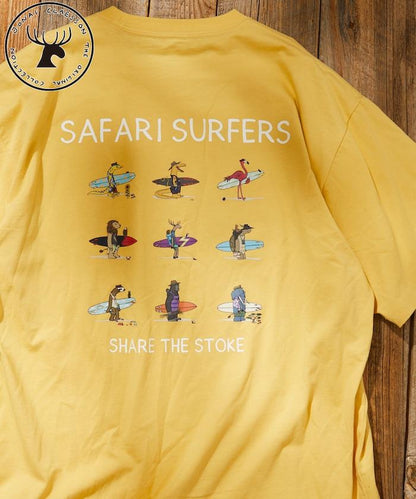 野生衝浪短袖T恤