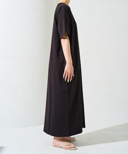 牛仔布 口袋 短袖 連衣裙【限定推出】