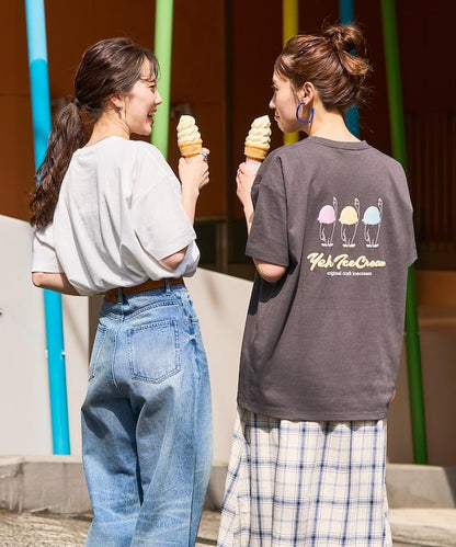 YEH冰淇淋前標半袖T恤