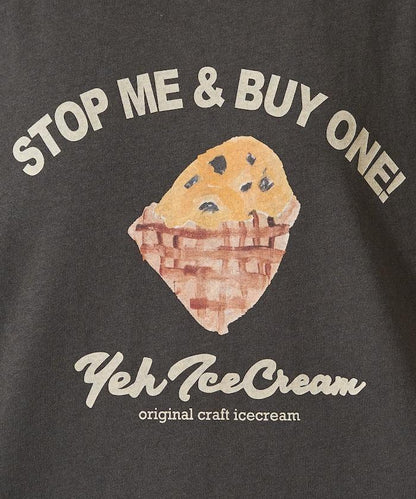 YEH冰淇淋前標半袖T恤