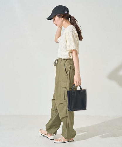 剪裁蓬鬆泡泡蜜瓜設計T恤