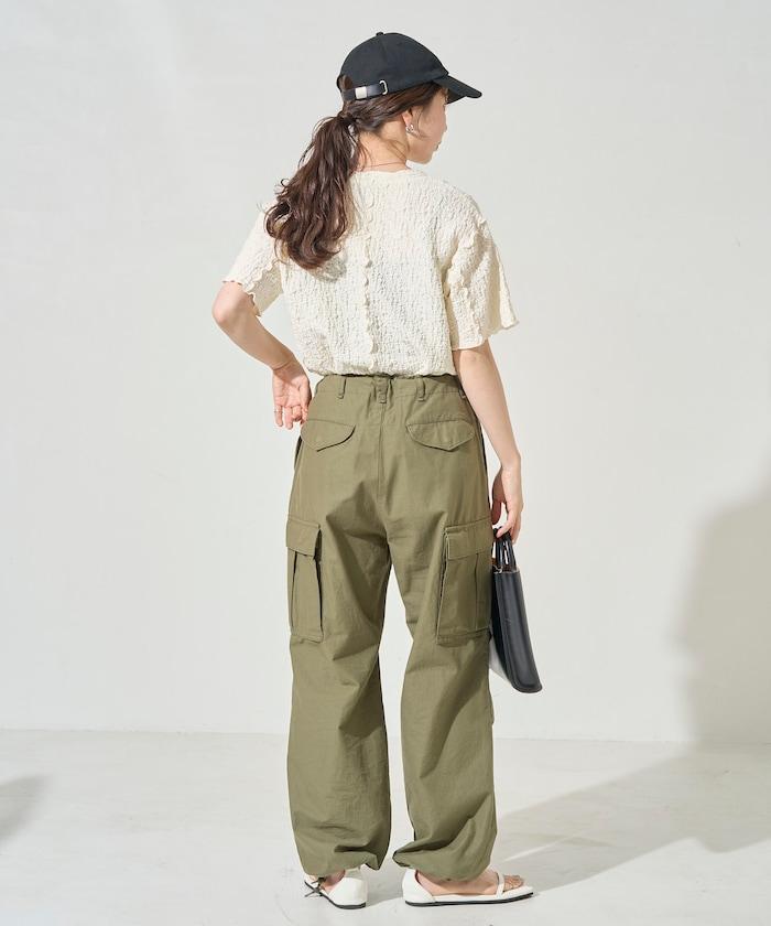 剪裁蓬鬆泡泡蜜瓜設計T恤