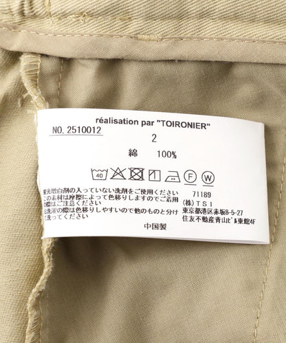 Toironier/託瓦羅尼耶/2褶口休閒褲