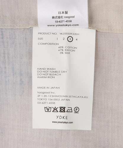 YOKE/領口開衫/景觀開領襯衫