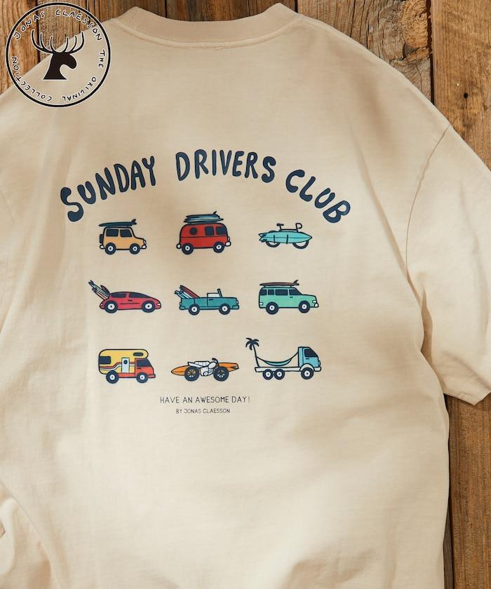 反面內側週日司機俱樂部T恤