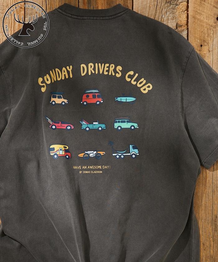 反面內側週日司機俱樂部T恤