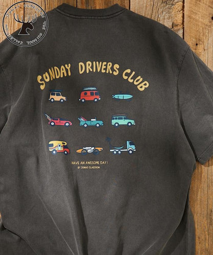 反面內側週日司機俱樂部T恤