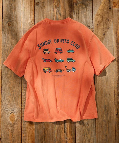 反面內側週日司機俱樂部T恤