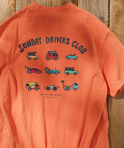 反面內側週日司機俱樂部T恤