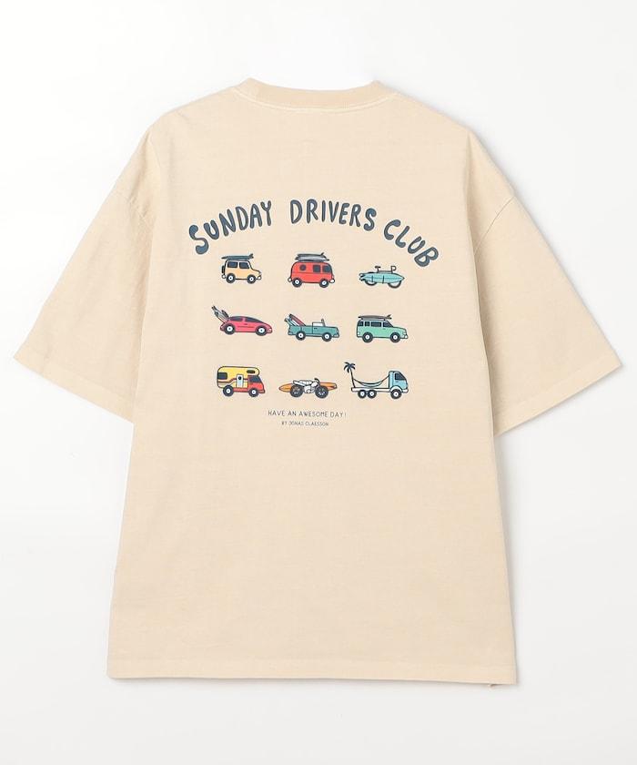 反面內側週日司機俱樂部T恤