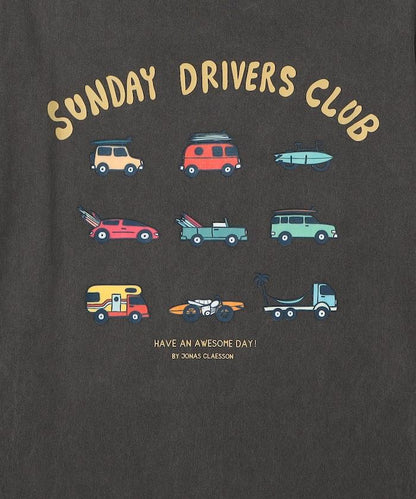 反面內側週日司機俱樂部T恤