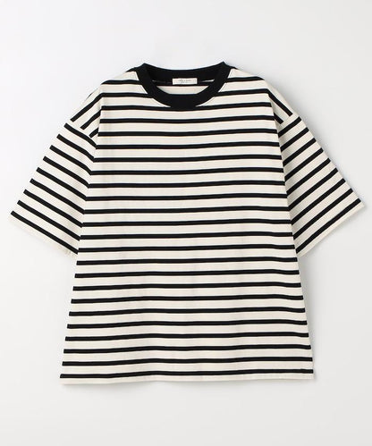 條紋寬鬆T恤