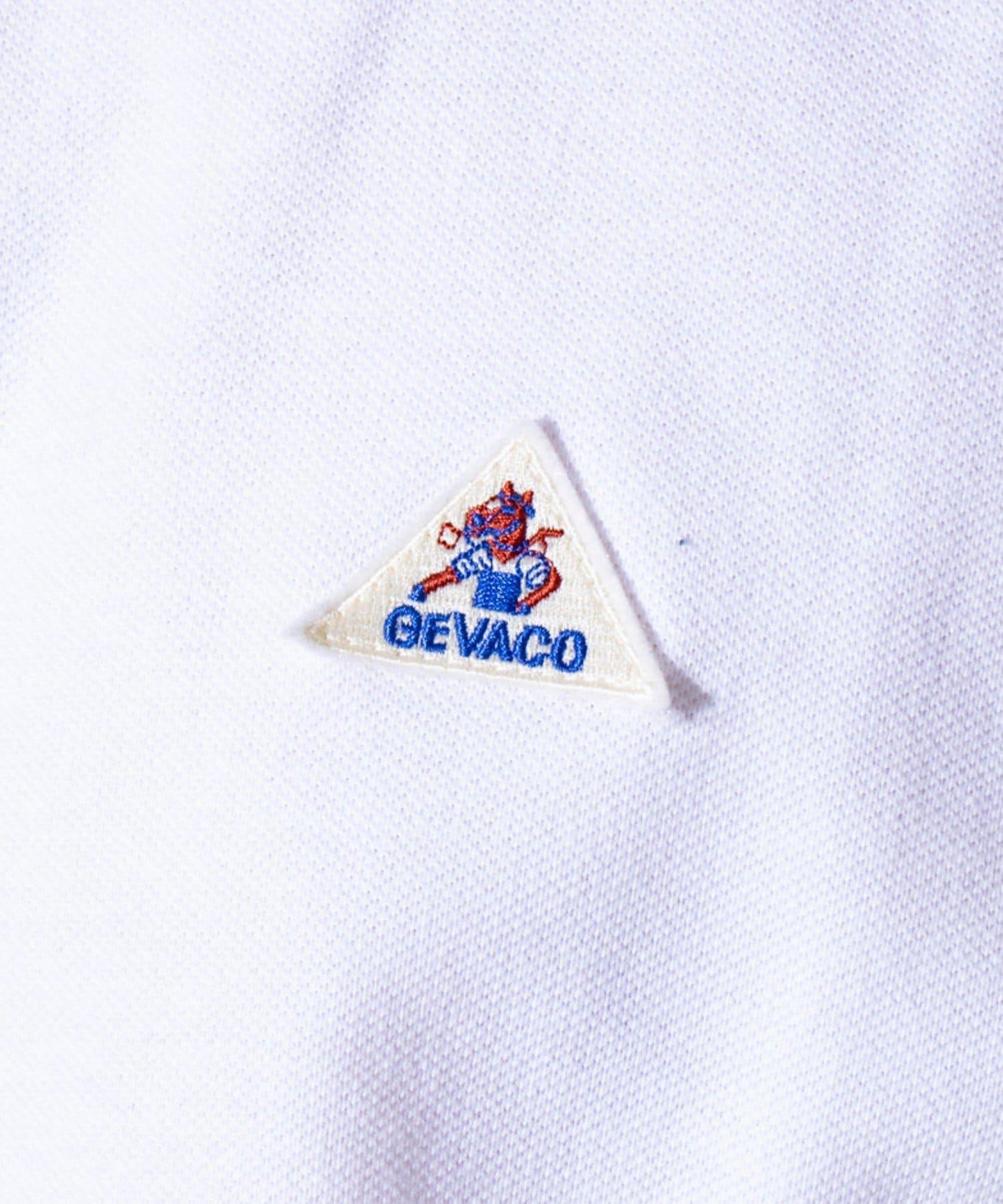 【GEVACO】一點小徽章 短袖條紋polo衫