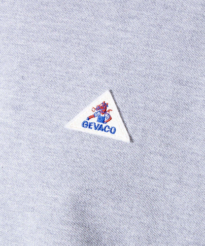 【GEVACO】一點小徽章 短袖條紋polo衫