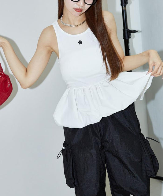 一點刺繡氣球款背心