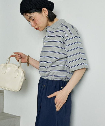 多色條紋Polo衫