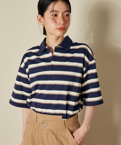 多色條紋Polo衫