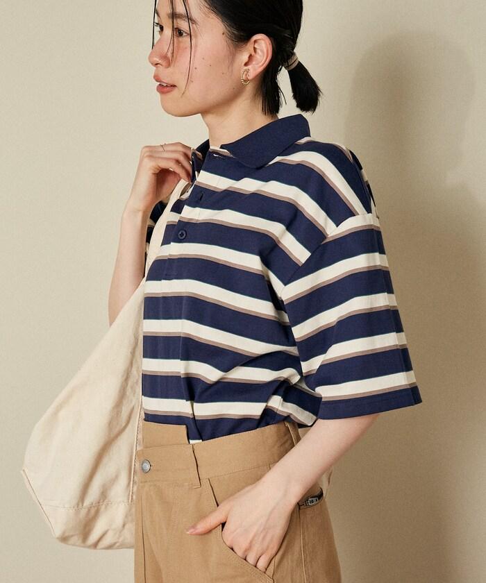 多色條紋Polo衫