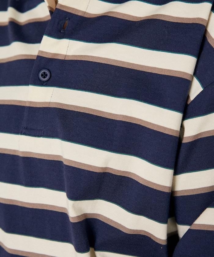 多色條紋Polo衫