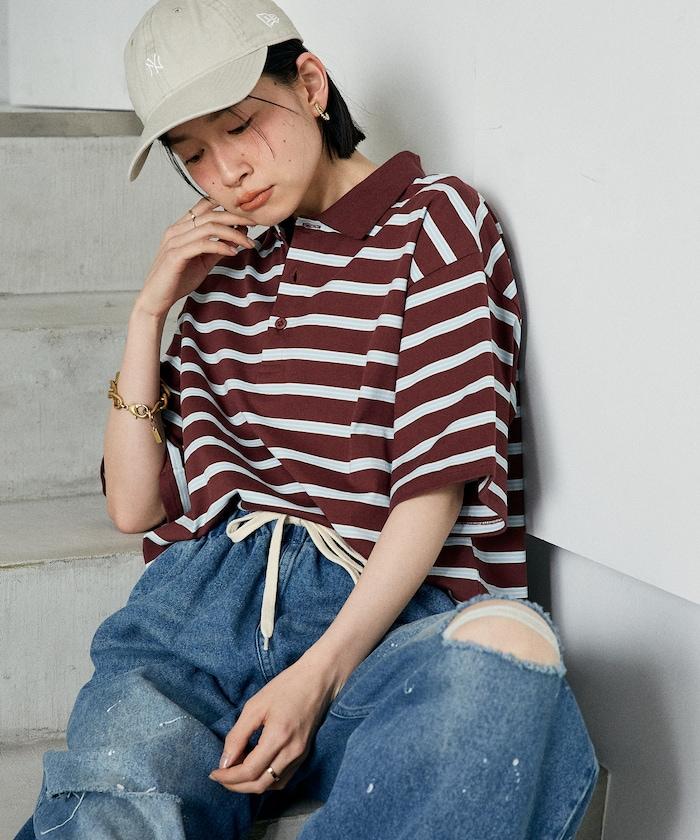 多色條紋Polo衫